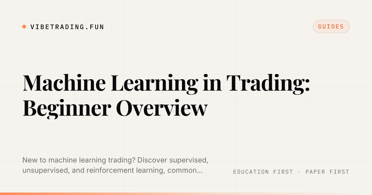 Machine Learning in Trading: Beginner Overview
