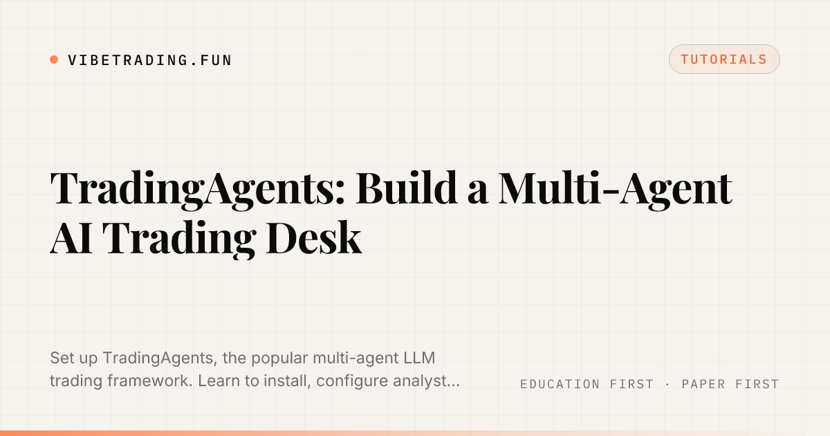TradingAgents: Build a Multi-Agent AI Trading Desk